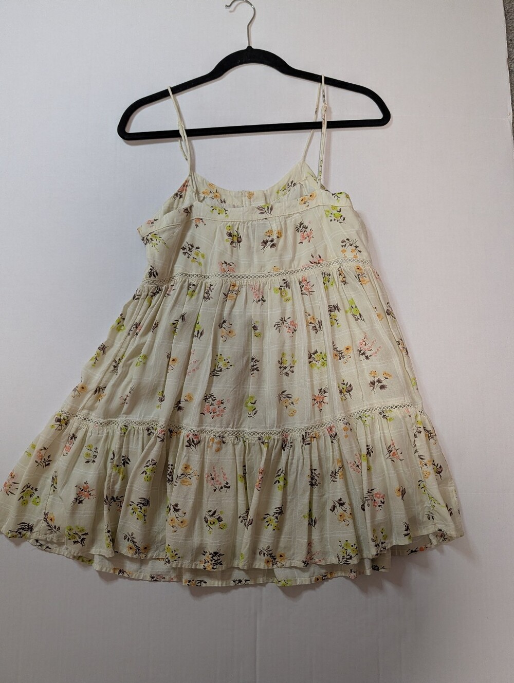Urban Outfitters Boho Floral Mini Dress In Small Petite S-P - Picture 2 of 5